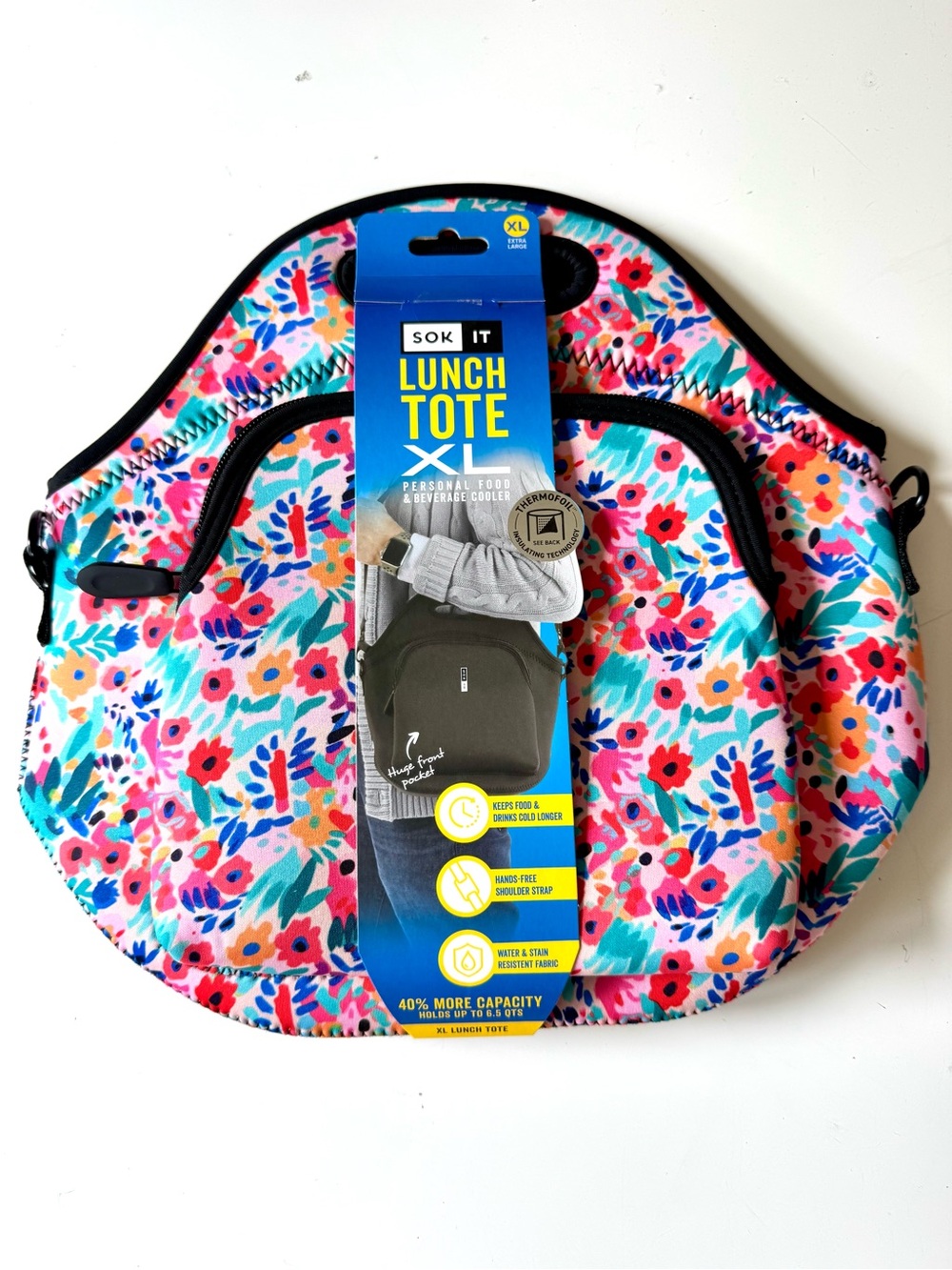 Floral Lunch Tote XL - Multicolor